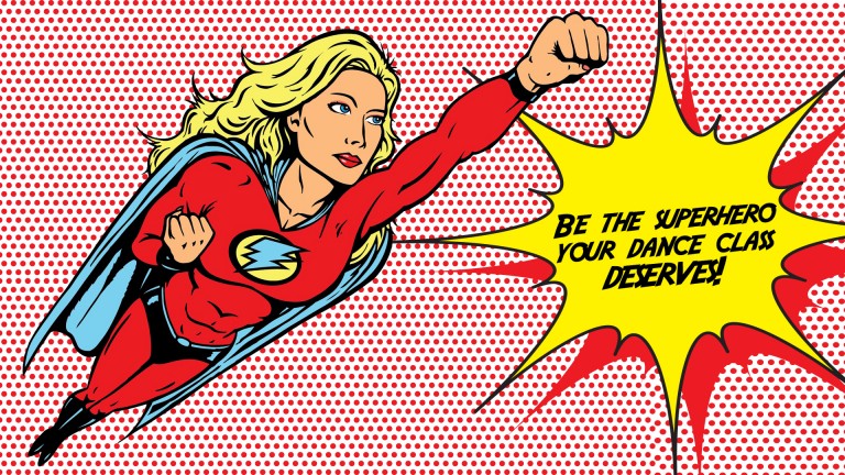 Superhero workout leggings