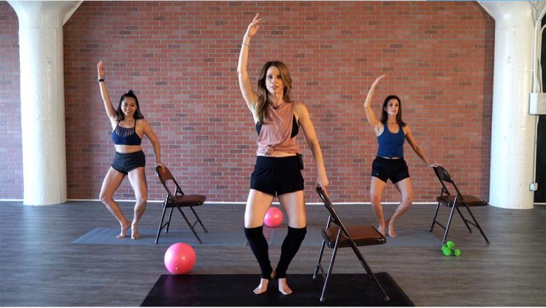 Beginnner Cardio Barre Workout At Home
